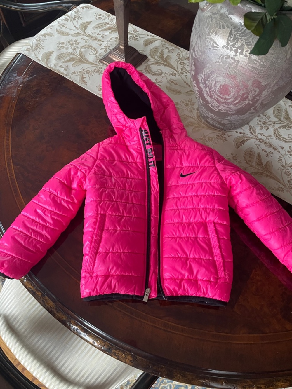 Girls Nike coat hot pink size 4t